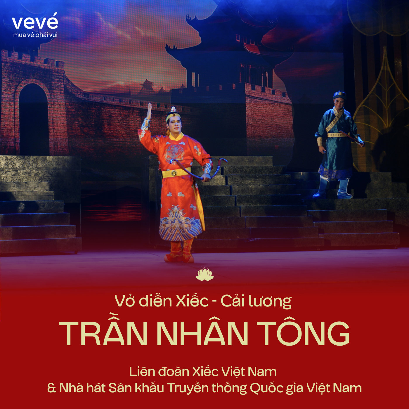 Hình ảnh 1 của sự kiện Vở Xiếc – Cải lương “Trần Nhân Tông”