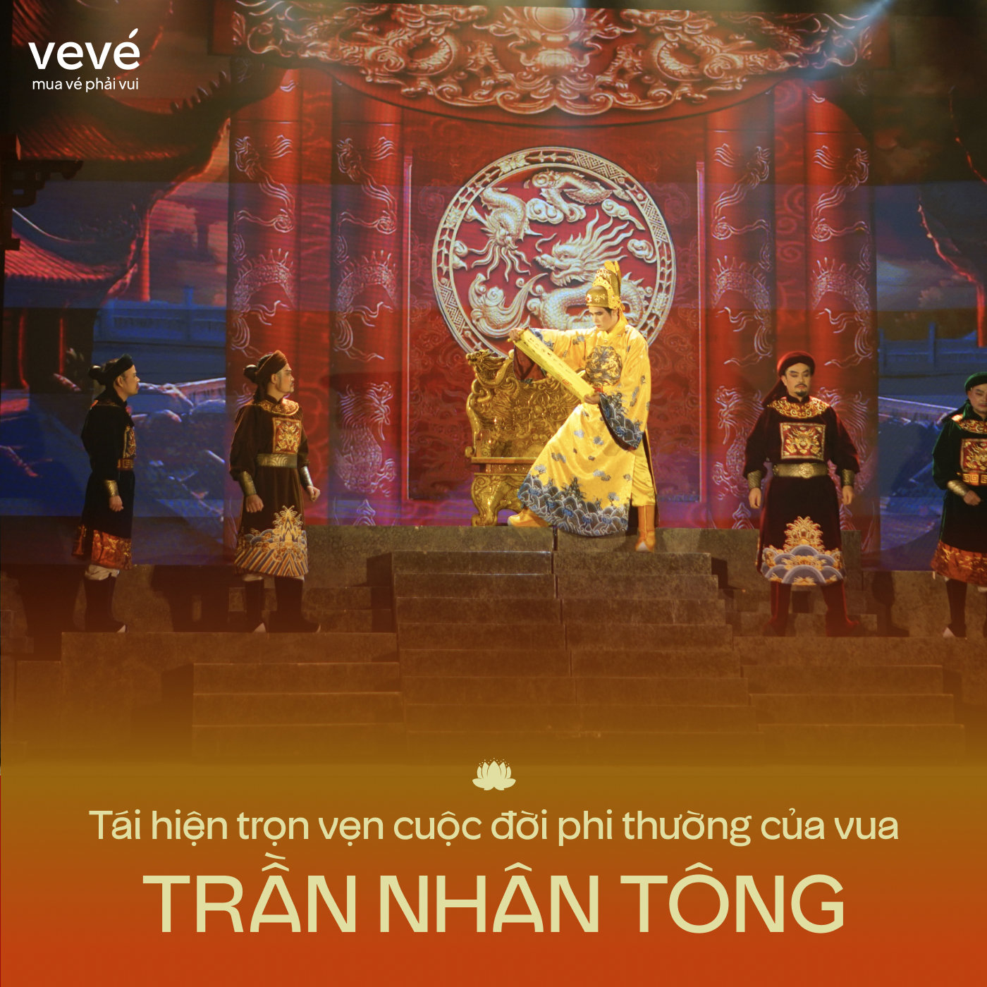 Hình ảnh 2 của sự kiện Vở Xiếc – Cải lương “Trần Nhân Tông”